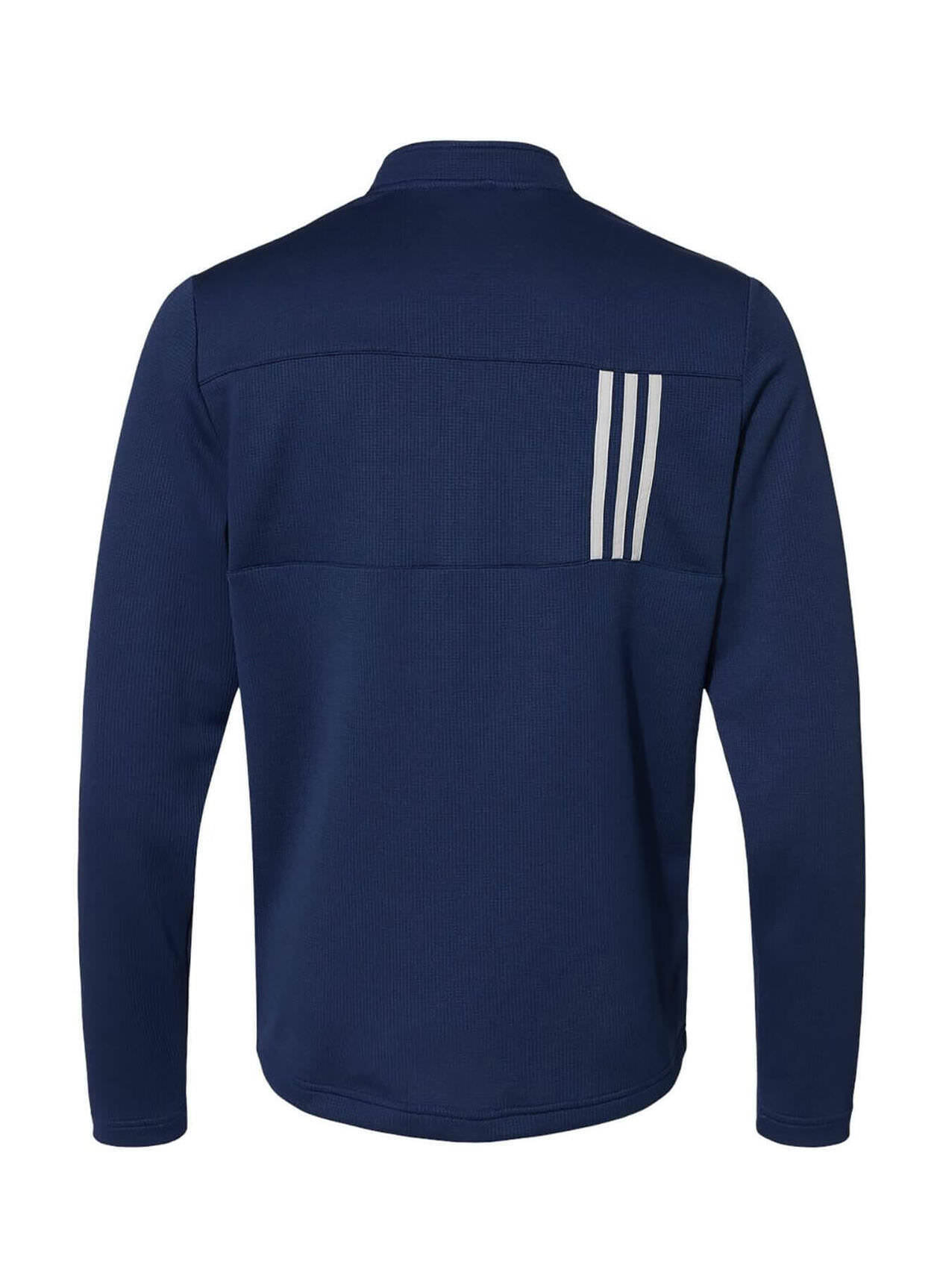Adidas Men's Team Navy Blue / Grey 3-Stripes Double Knit Quarter