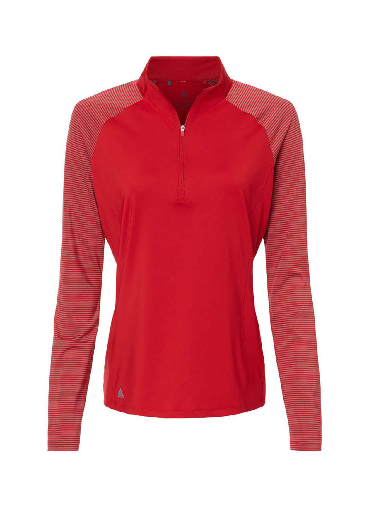 トップスその他 adidas Quarter Zip Jumper Navy Red IR7128 Logo Quarter-Zips | Adidas Men's Red Lightweight Quarter-Zip