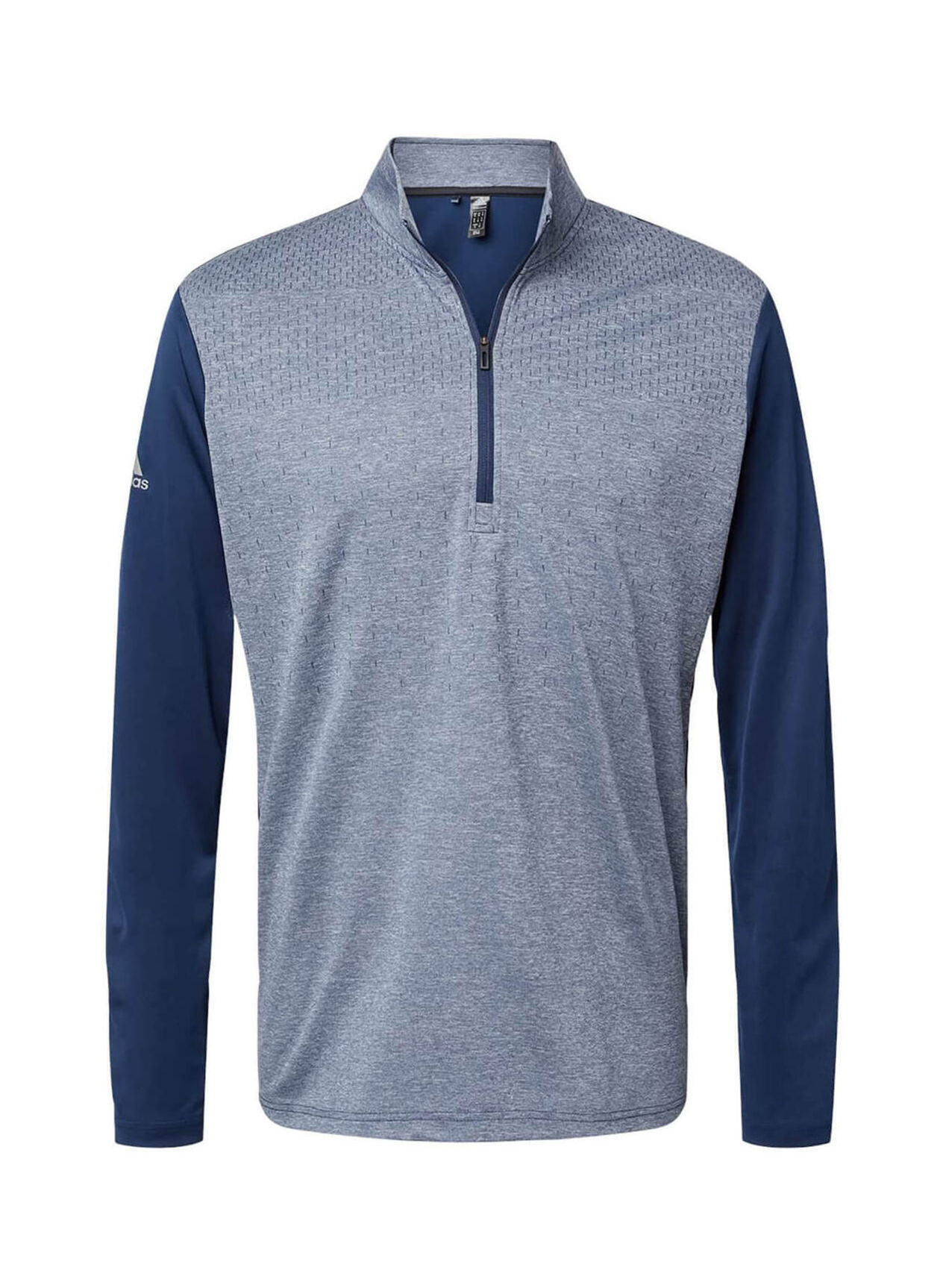 ■adidas■ Quarter Zip Jumper Navy Red IR7128 Logo Quarter-Zips | Adidas Men's Red Lightweight Quarter-Zip