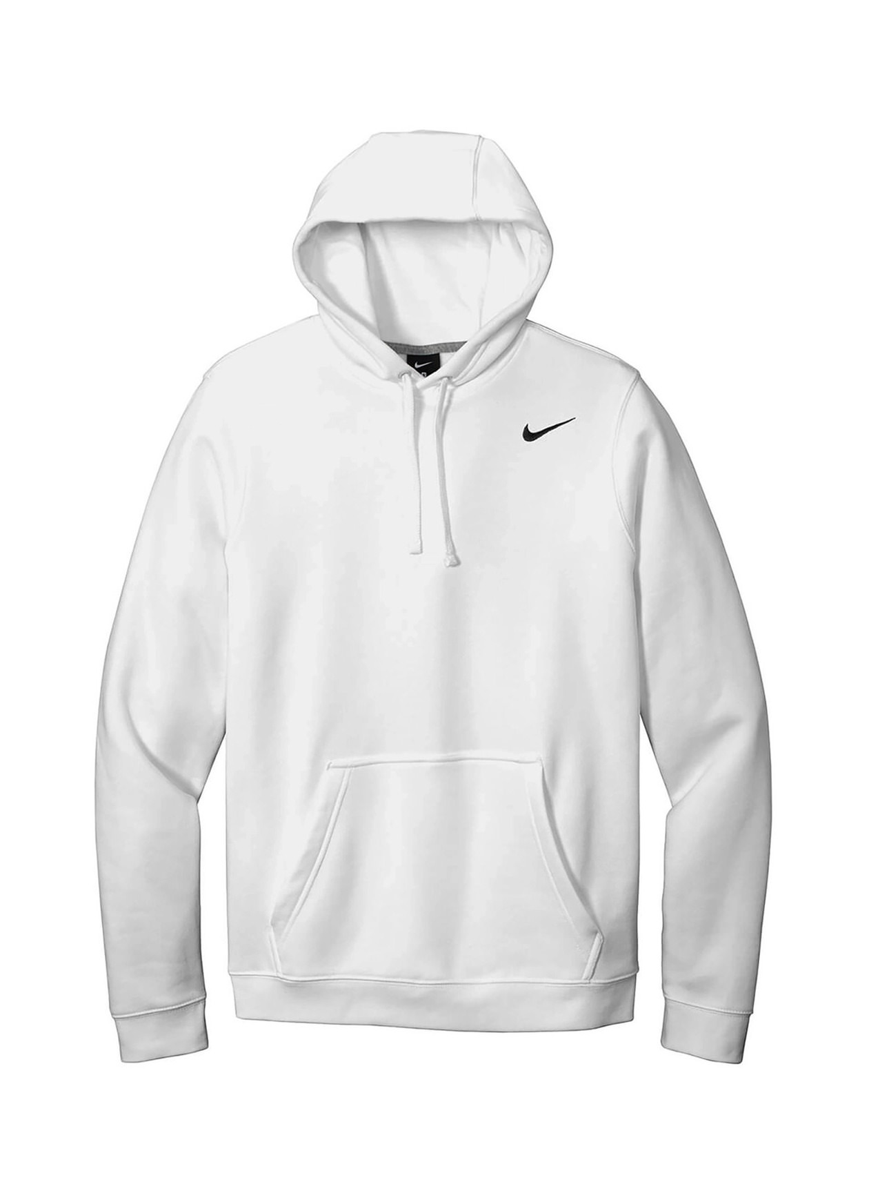 nike men's team club fleece pullover hooded sweatshirt