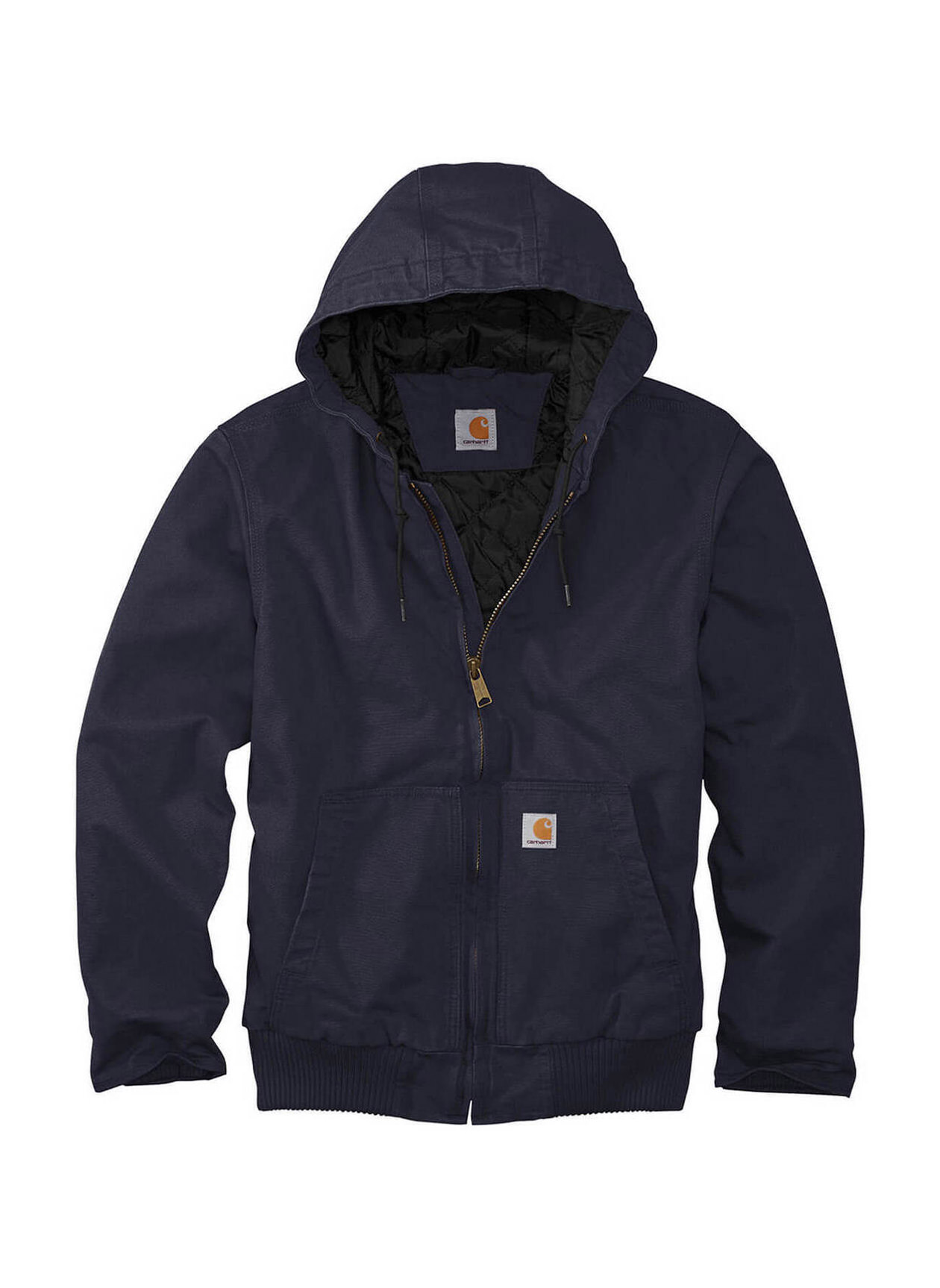 Carhartt Men's Black Washed Duck Active Jacket