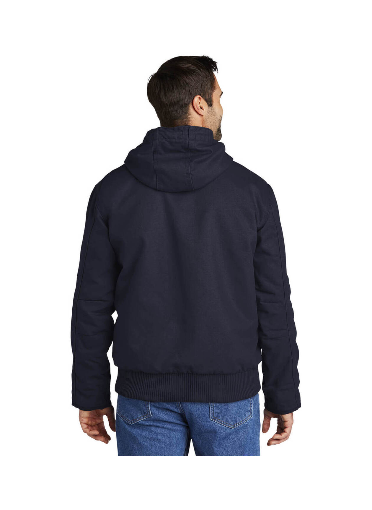 Carhartt Men's Navy Washed Duck Active Jacket | Personalized