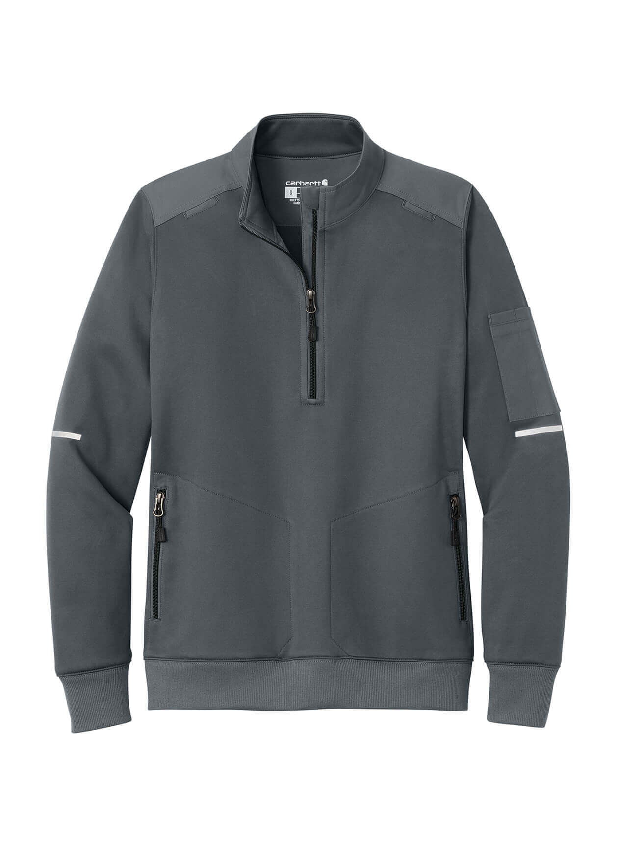 Carhartt Men's Carbon Heather Midweight Quarter-Zip | Branded