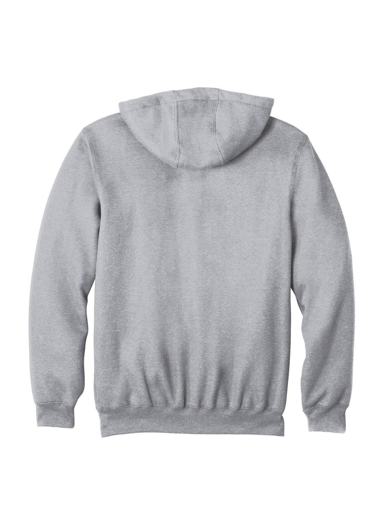 Carhartt Men's Heather Grey Midweight Hooded Zip-Front