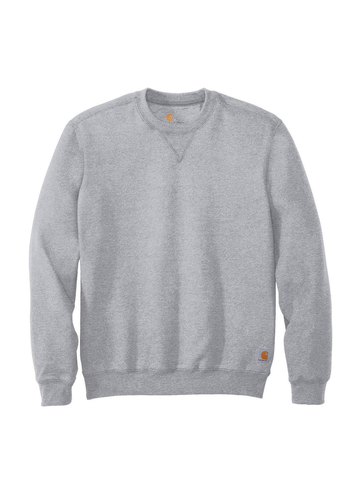 Carhartt Men's Heather Grey Midweight Crewneck Sweatshirt