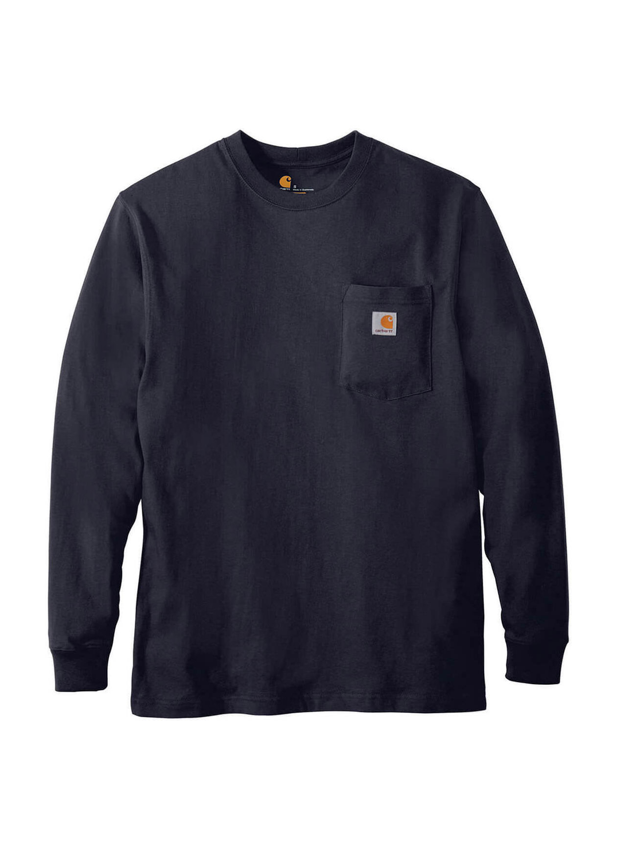 Carhartt Men's Carbon Heather Workwear Pocket Long-Sleeve T