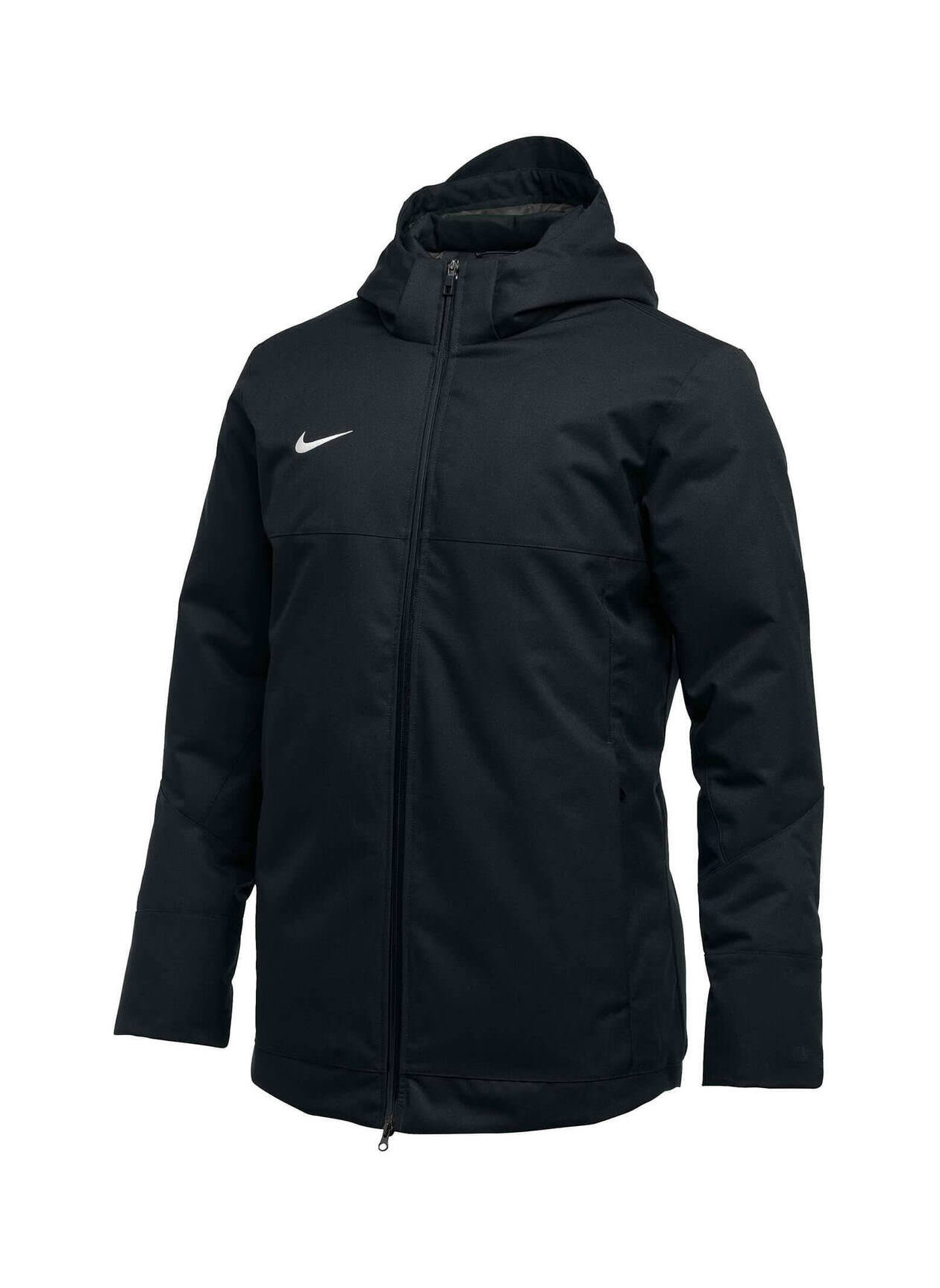 Nike Men's Team Black / White Down-Fill Parka | Personalized