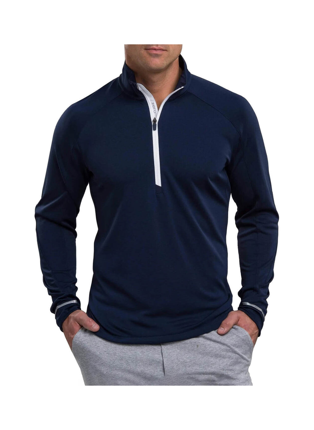 Zero Restriction Men's Skyway Heather Z425 Quarter-Zip