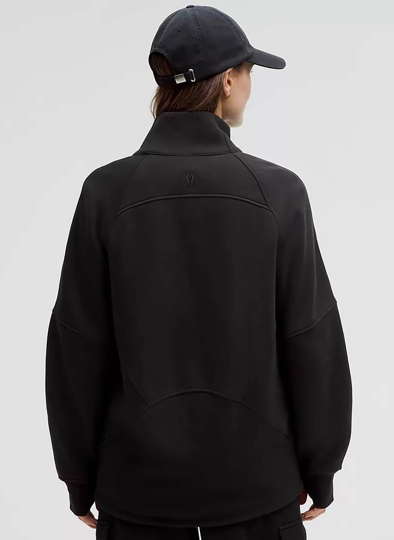 Lululemon Black Women's Scuba Oversized Long Funnel Neck