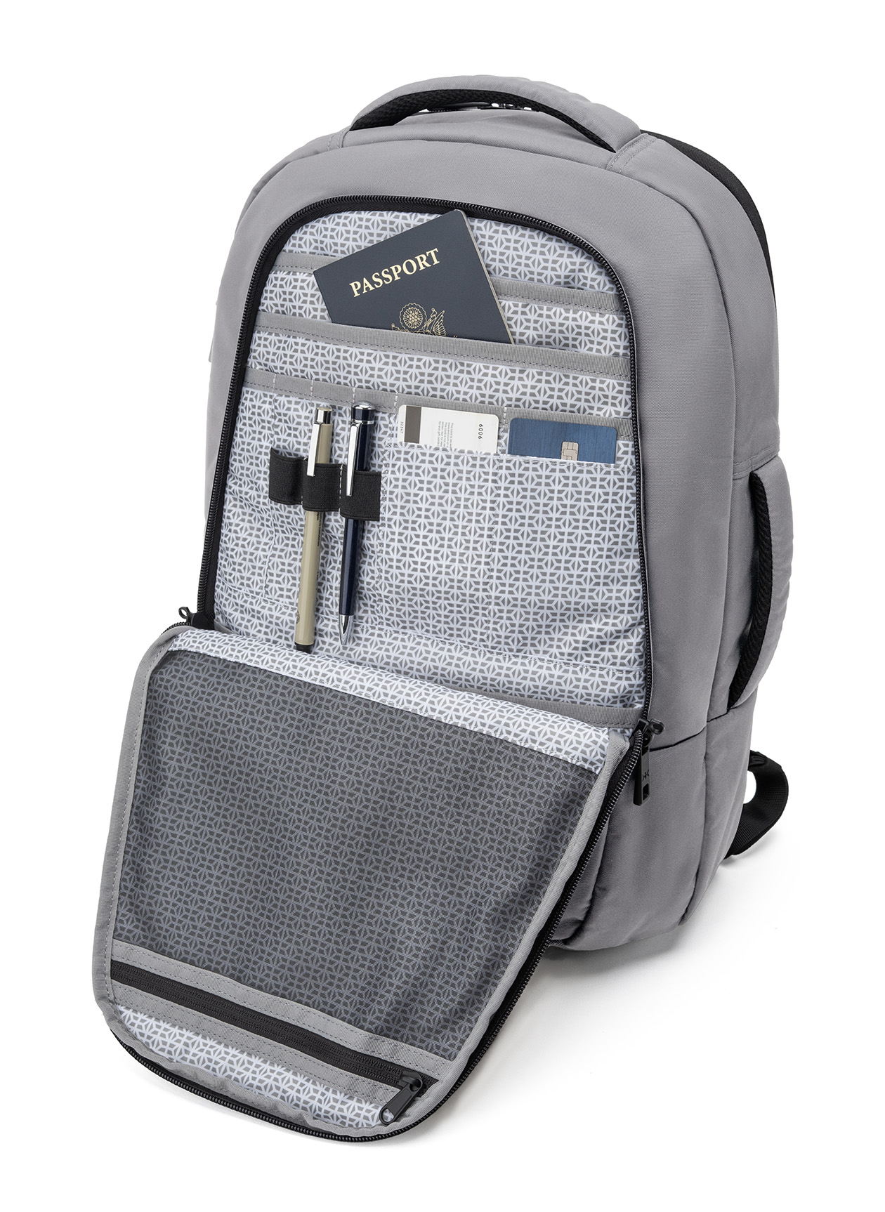 buckle backpack leather Tissila Leather Buckle Backpack  Moroccan Interior