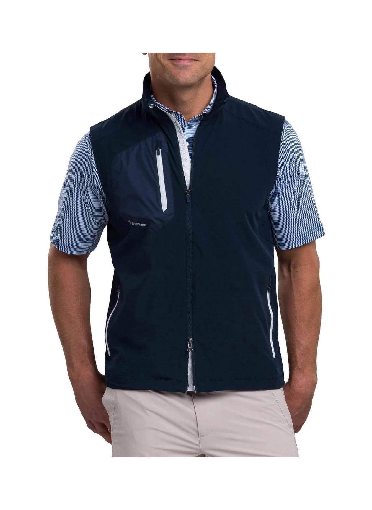 Zero Restriction Men's Navy Z700 Vest | Personalized