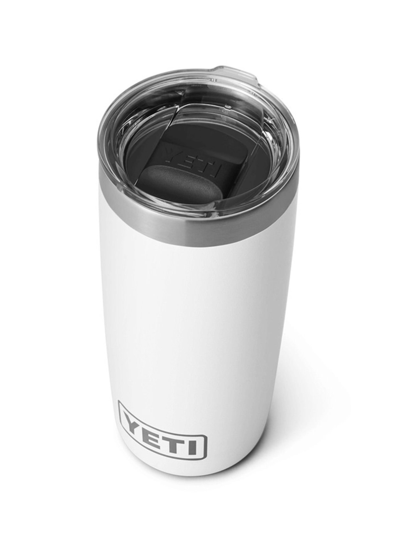 YETI White Rambler 10 oz Tumbler with Magslider Lid