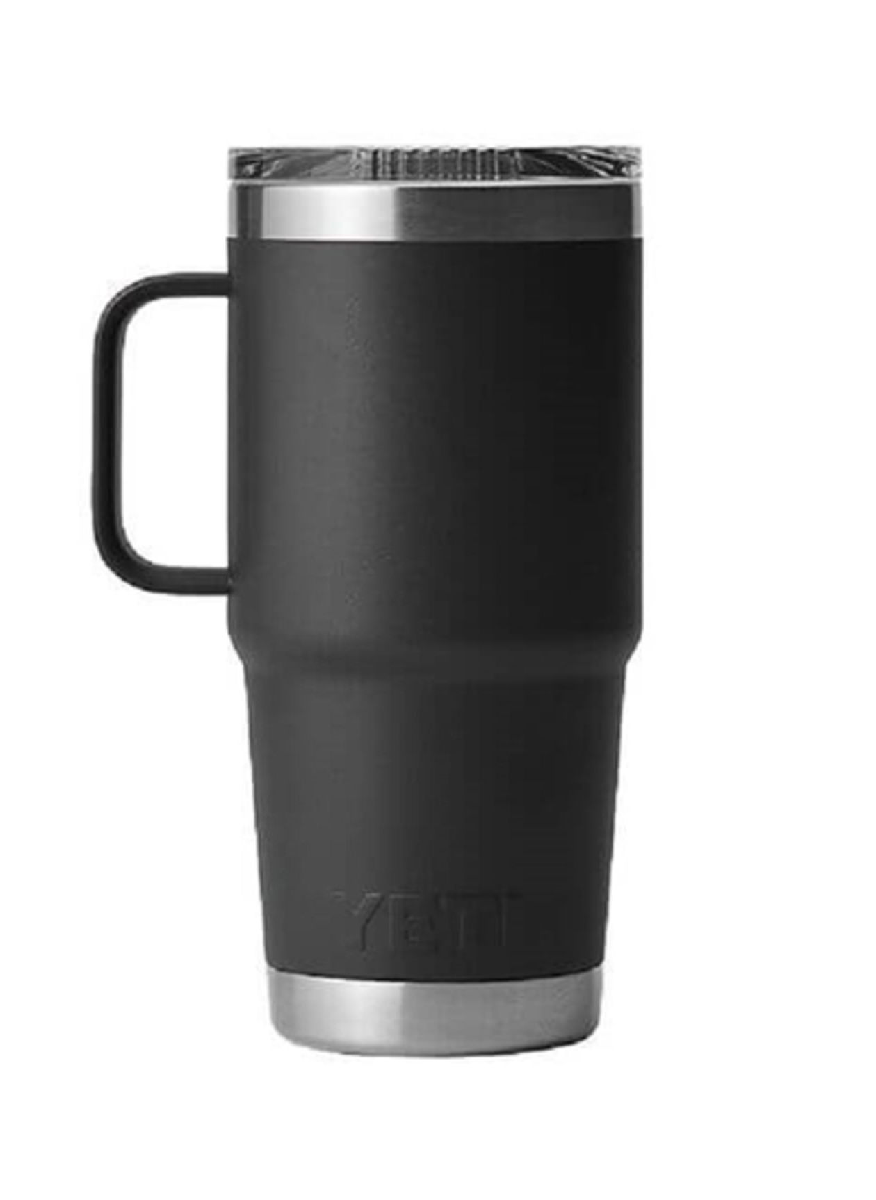 YETI Black Rambler 20 oz Travel Mug | Personalized Drinkware