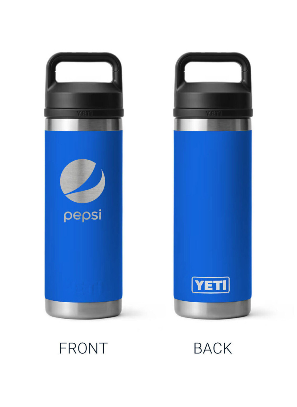 YETI Rambler 18oz Bottle 青 YETI Rambler 18 oz Bottle with Chug Cap - Big Wave Blue