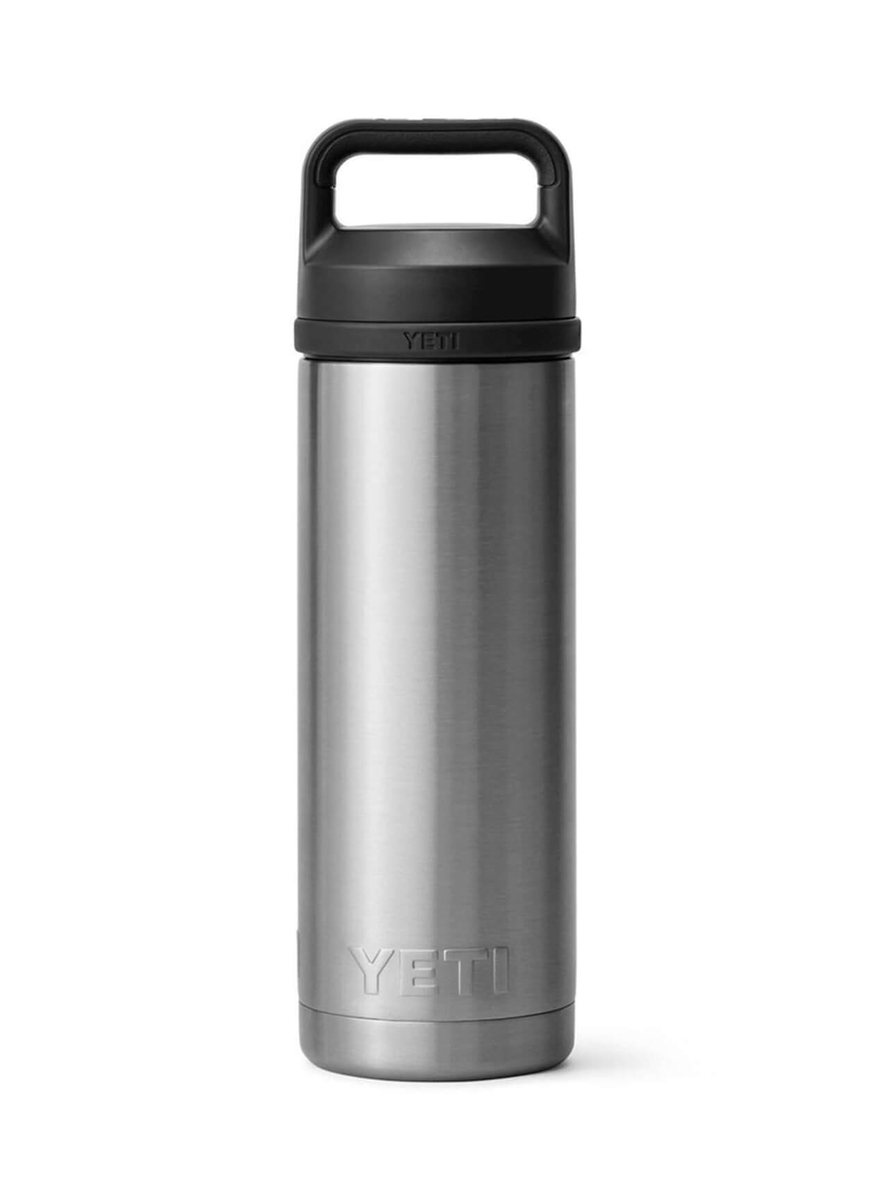YETI Black Rambler Bottle 18 oz Chug | Personalized Drinkware