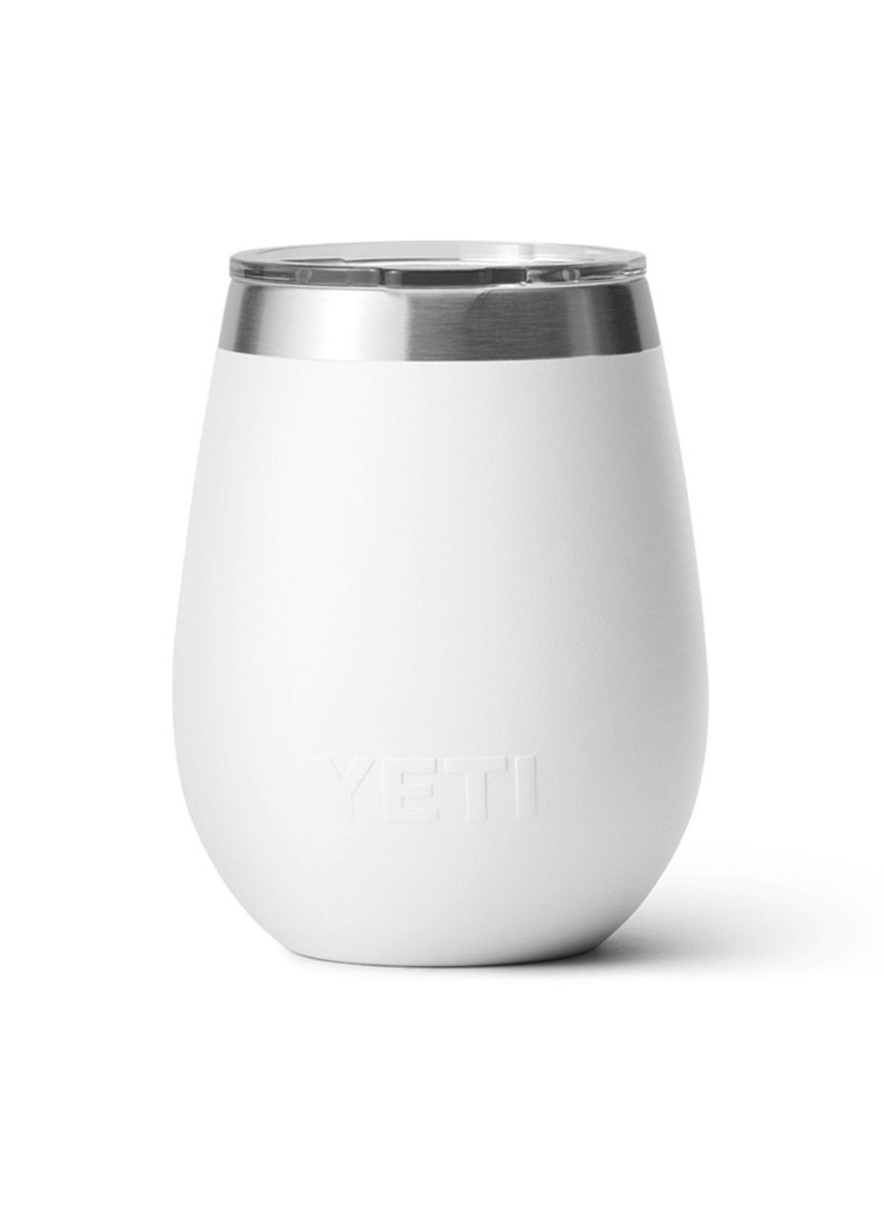 YETI White Rambler 10 oz Wine Tumbler with Magslider Lid